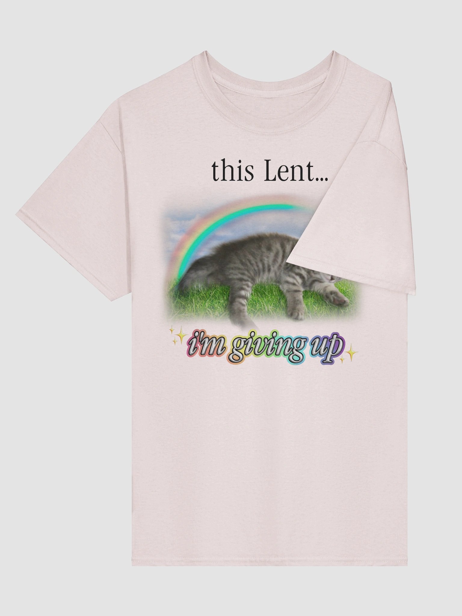 This Lent I'm Giving Up Cat T-shirt product image (4)