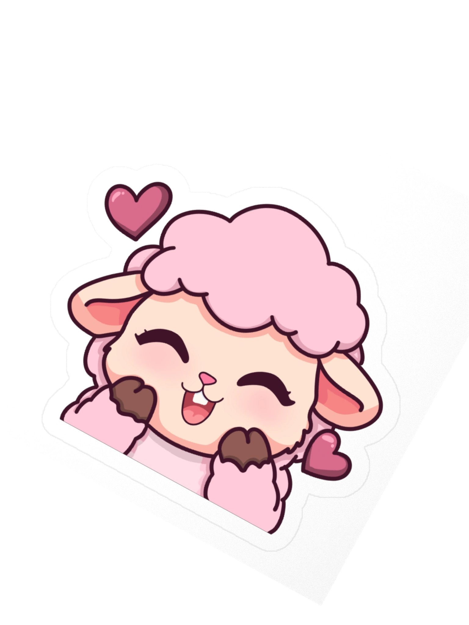 Heart Sheep sticker product image (2)