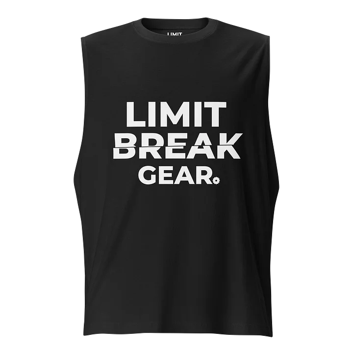 Limit Break Gear Sliced Sleeveless - white logo product image (1)