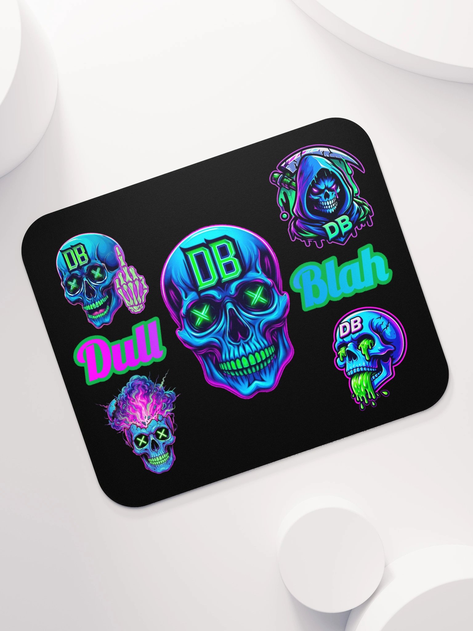 "Skull Swarm" Classic Mouse Pad product image (7)