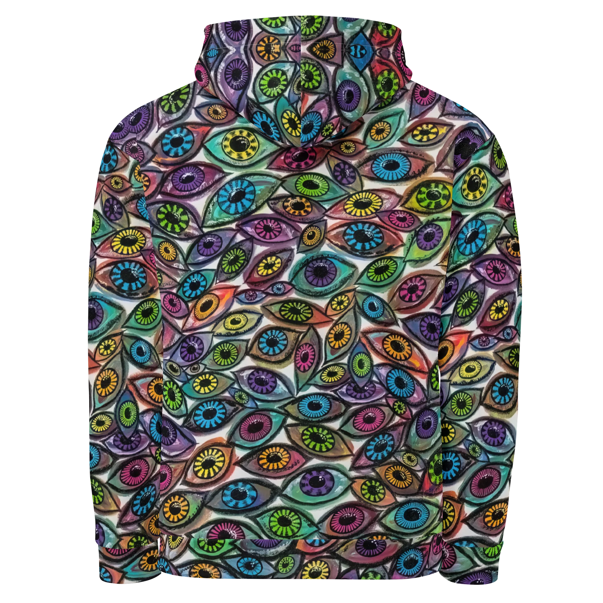 Psychedelic Eyes Recycled Unisex Hoodie | Eye See You Too product image (3)