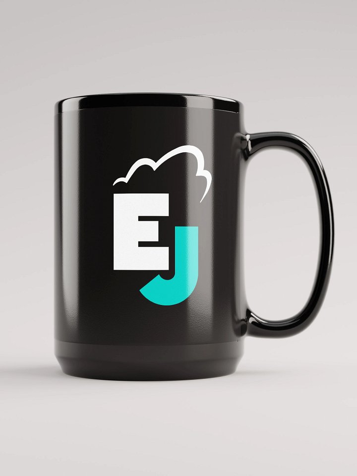 Tasse Noire Glossy Logo EJ product image (1)