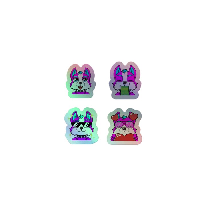 Toddles Holographic Stickers product image (1)