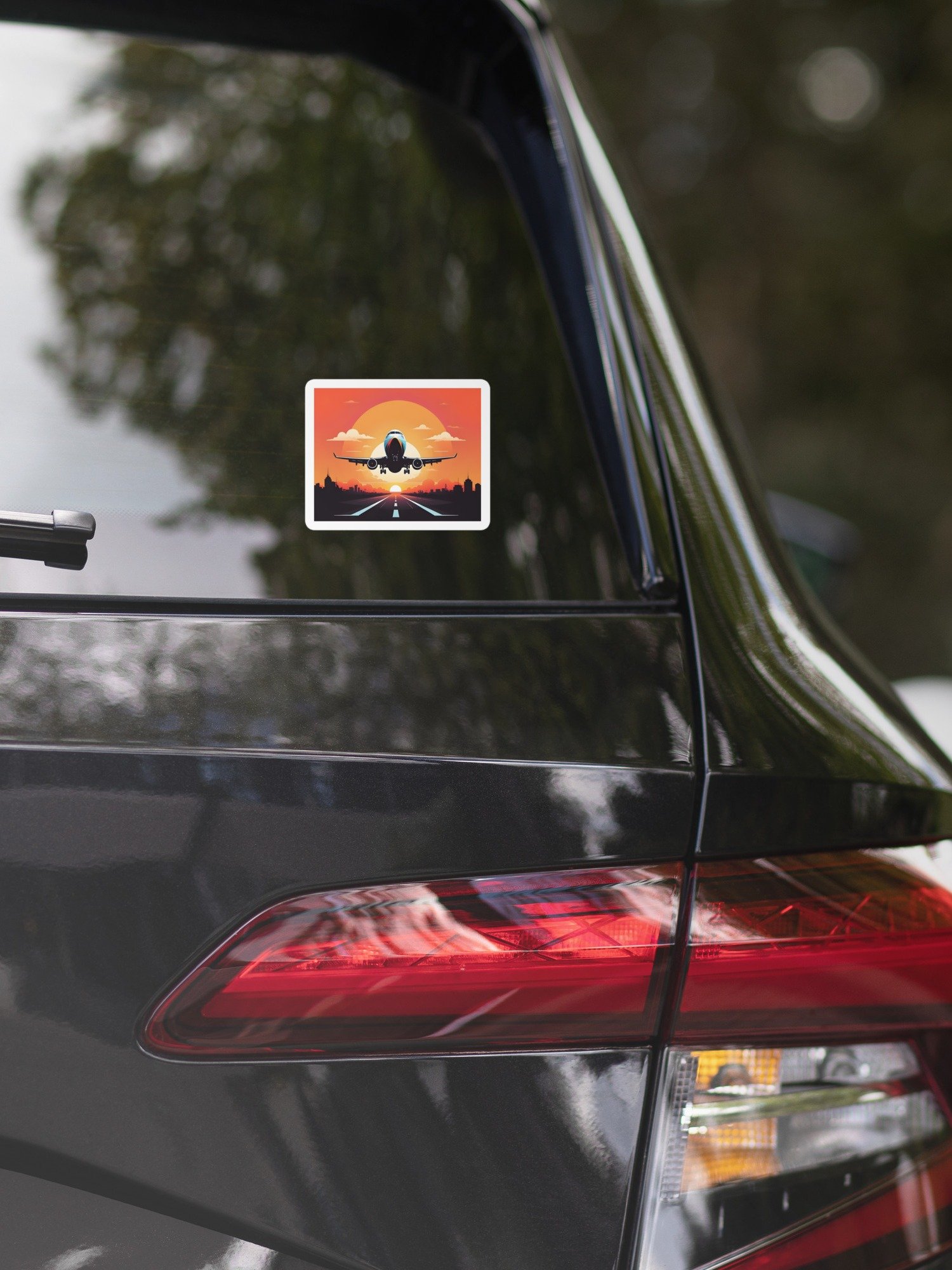 Sunset Takeoff Sticker product image (8)