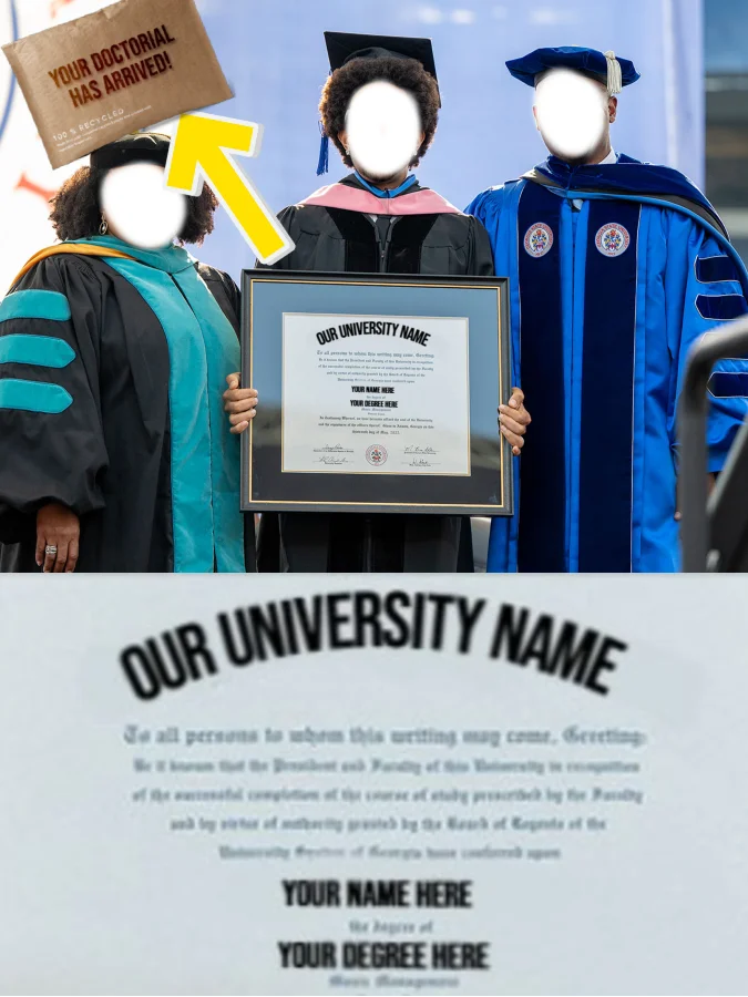 HONORARY DEGREE (PHYSICAL + PHOTOS) product image (1)