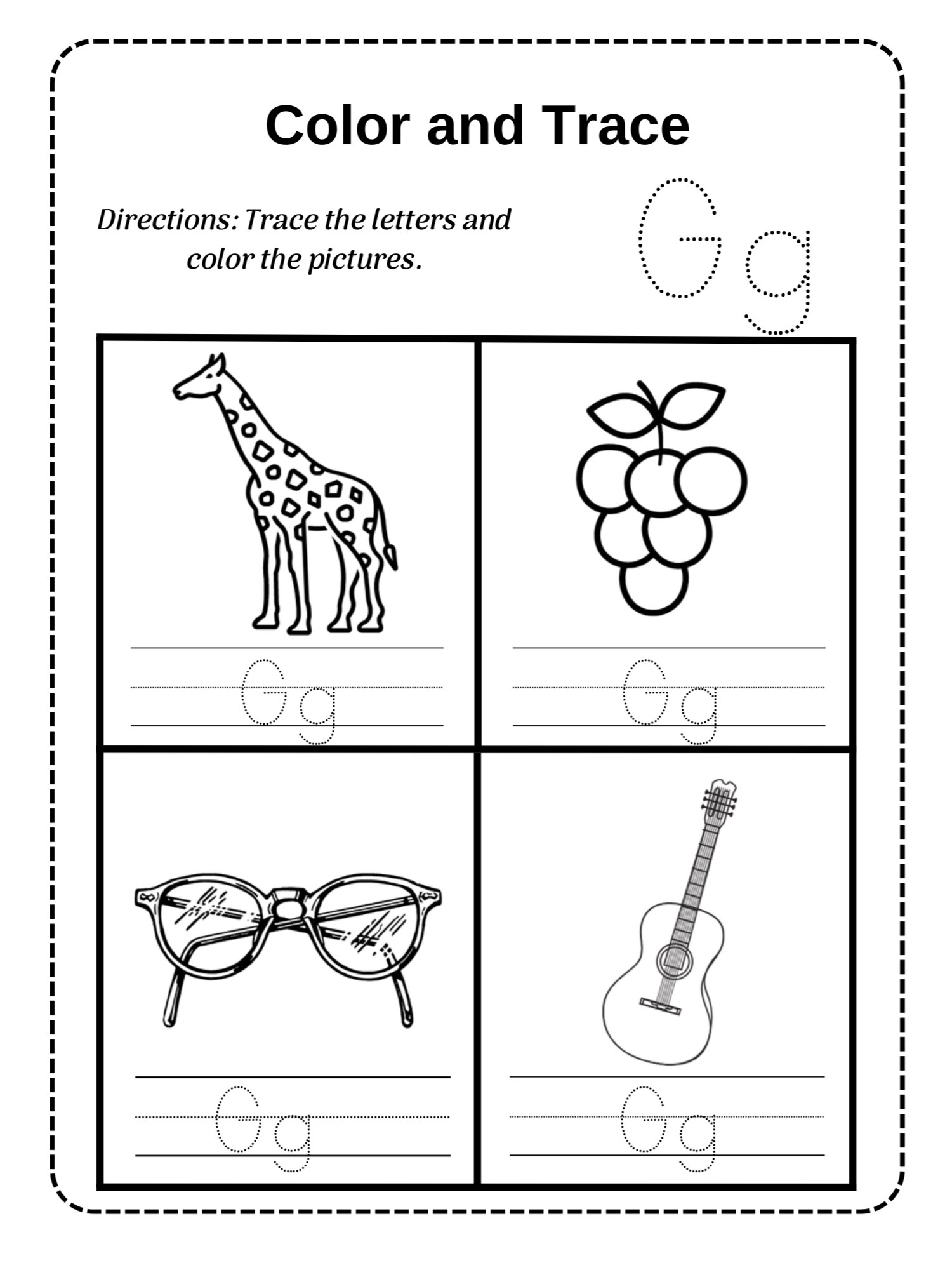 Color And Trace Workbook product image (3)