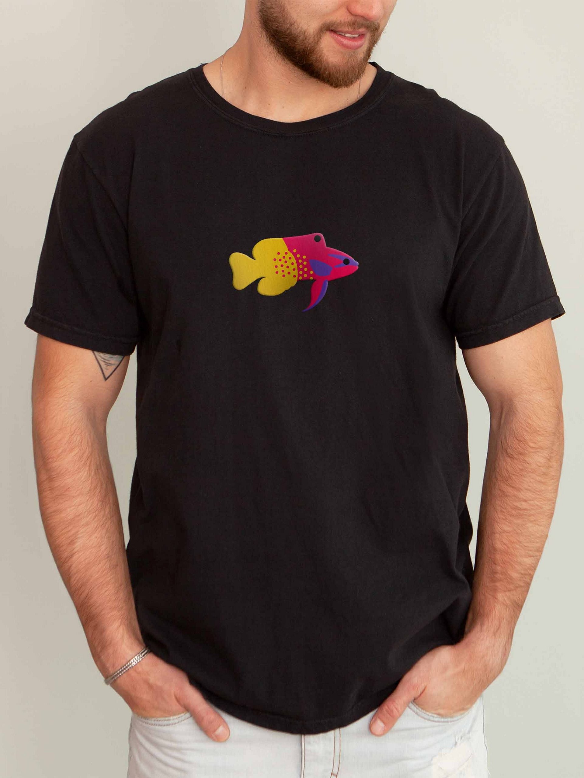 Royal Gramma Premium T-Shirt (Embroidered) for Reef and Marine Aquarium Lovers product image (2)