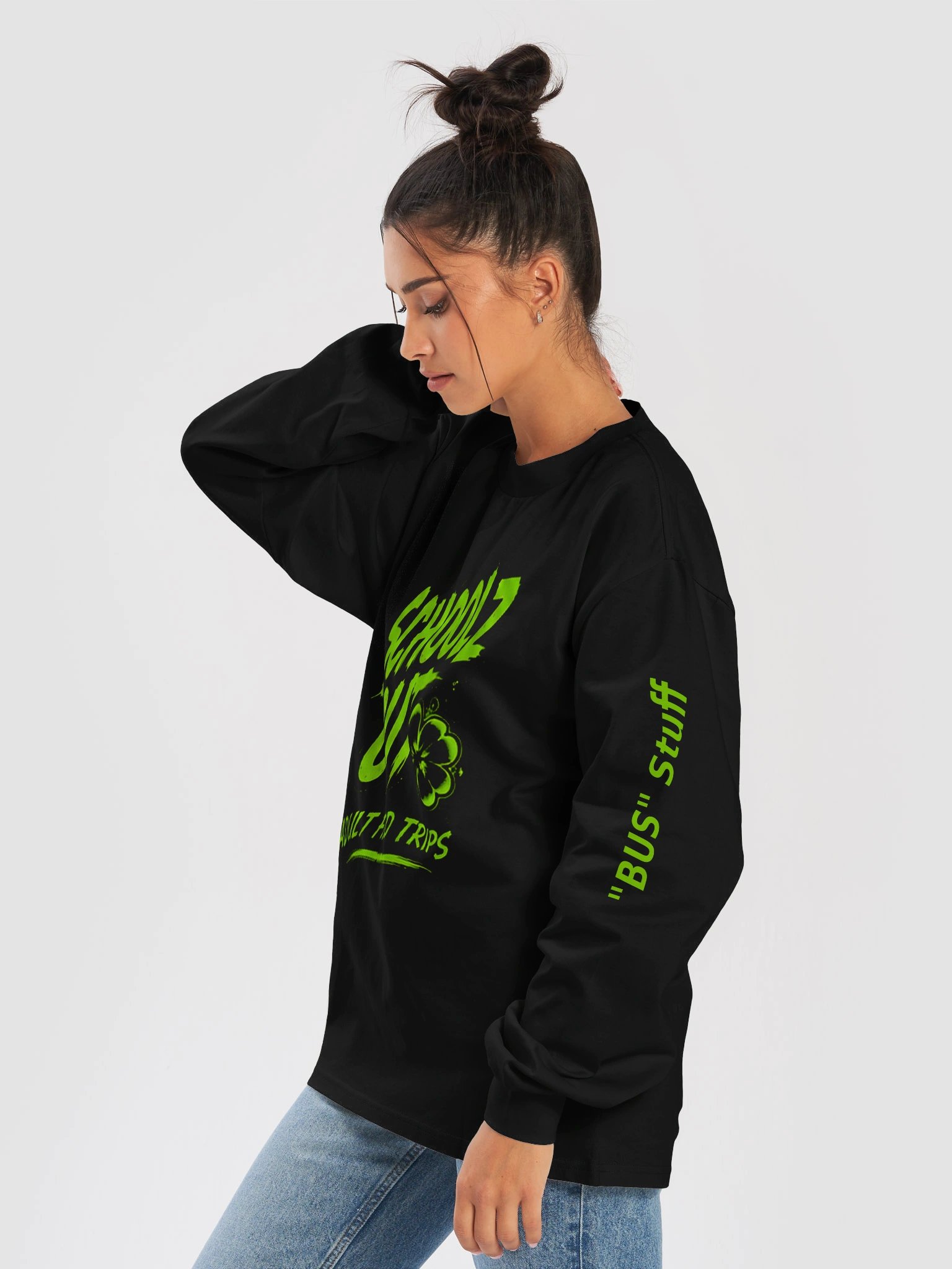 Schoolz Out Adult Field Trips No Hood Sweatshirt product image (7)