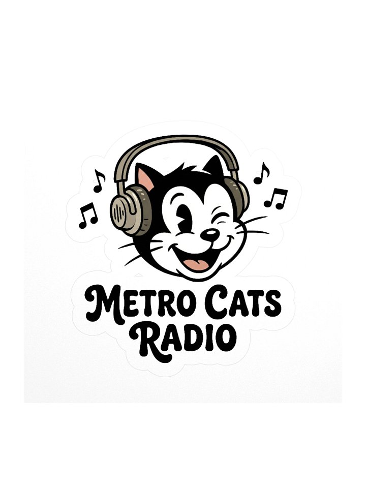 Metro Cats Radio Kitty Beats Stickers product image (2)