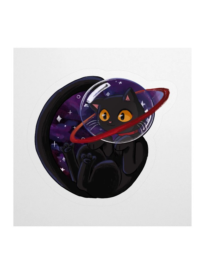 Sails Among the Stars: Lost in the Stars – Straw Cat Sticker product image (1)