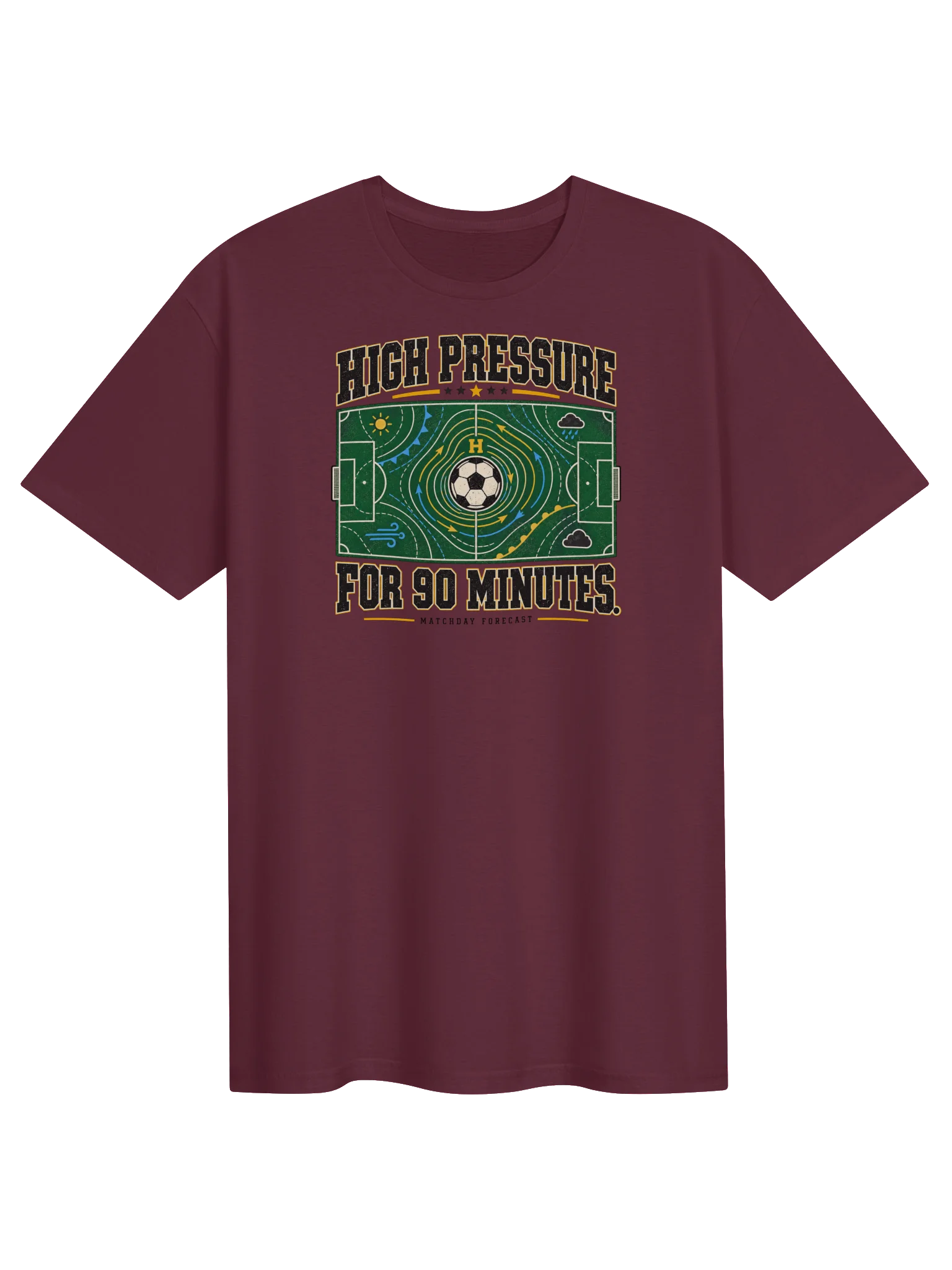 High Pressure Matchday Forecast Soccer Tee product image (1)