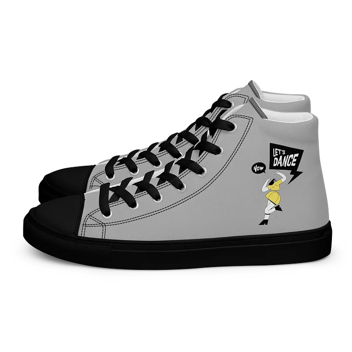 Retro Vibes High Top Canvas Shoes product image (1)