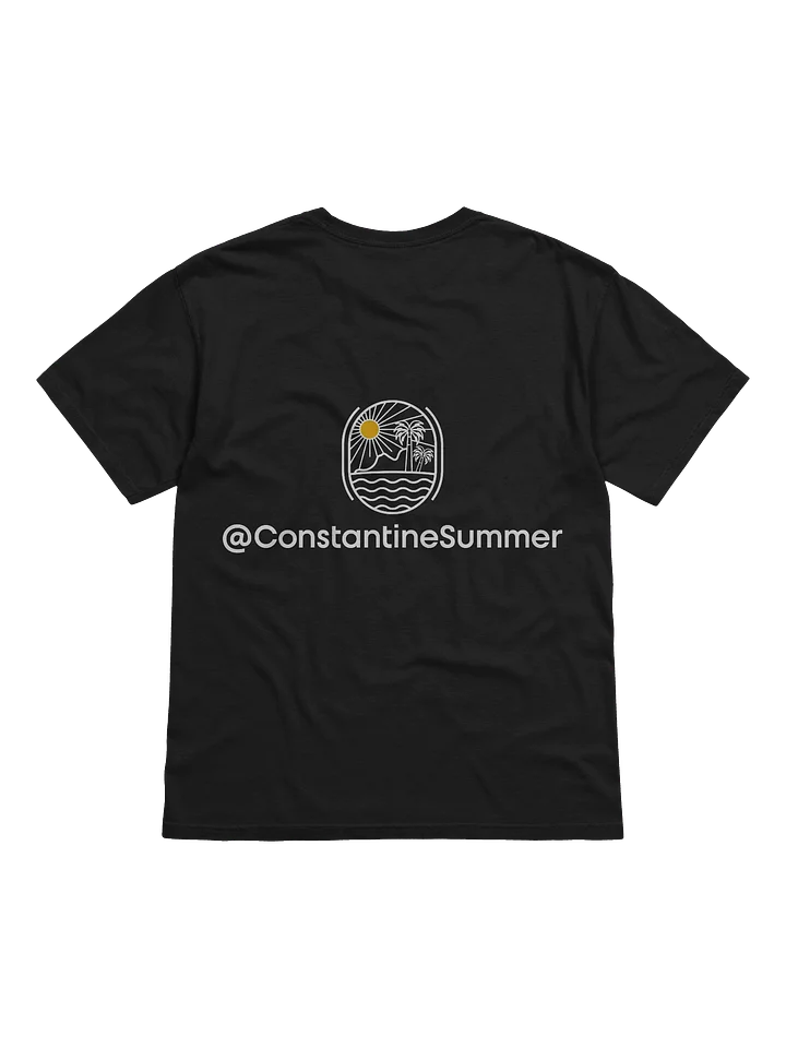 @CONSTANTINESUMMER: TROPICAL SUNSET VIBE T-SHIRT by Comfort Colors (black) product image (2)