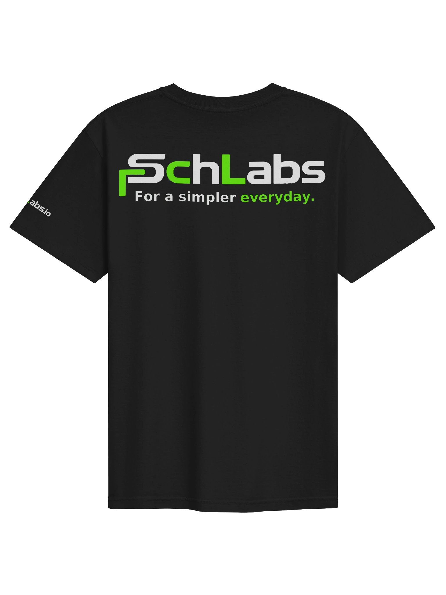 SchLabs Signature Everyday Tee — Black & Green product image (2)