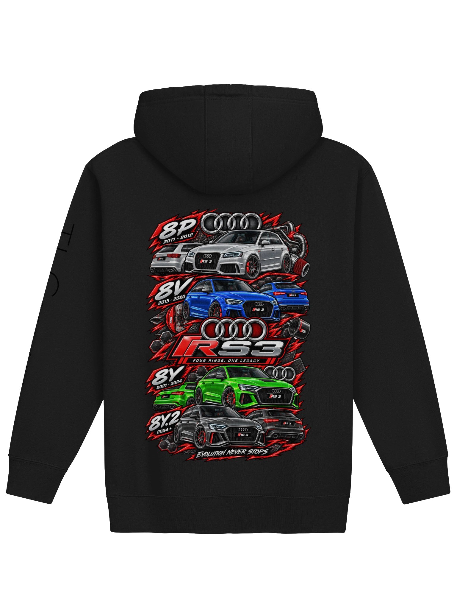 Audi RS3 Evolution Legacy Hoodie product image (4)