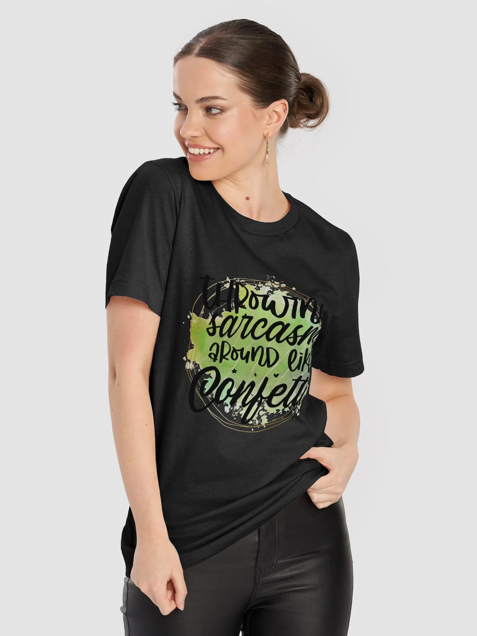 Throwing Sarcasm Supersoft Unisex Tee product image (25)