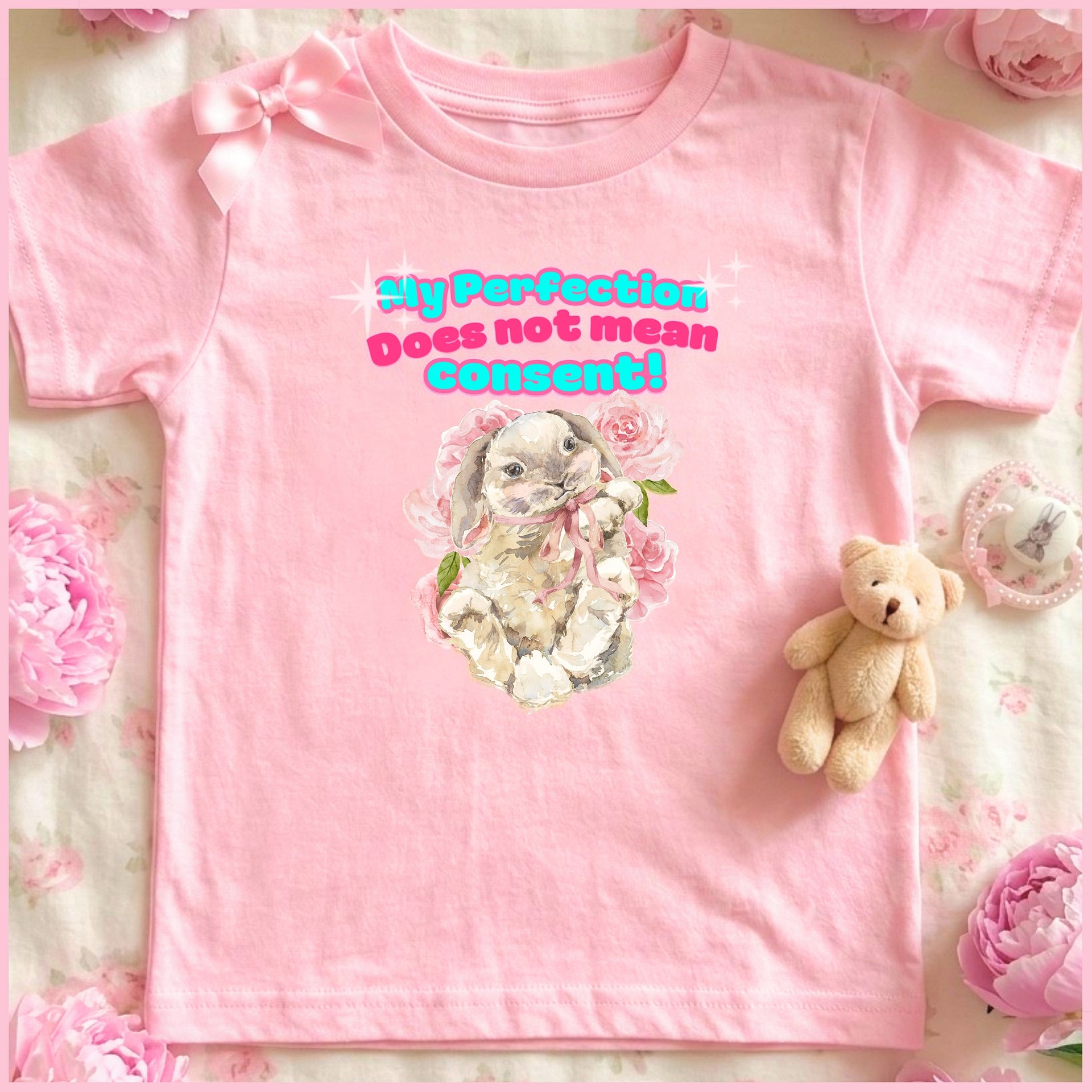 MY PERFECTION DOES NOT MEAN CONSENT!🩷Super Soft🪽T-shirt🩷 product image (1)