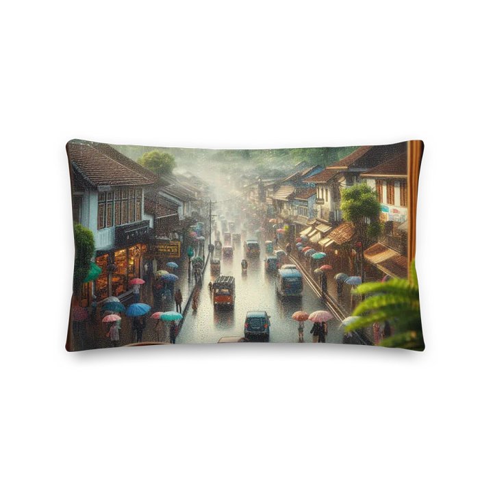 Rainy Day Cozy Vibes Pillow | AI Design product image (2)