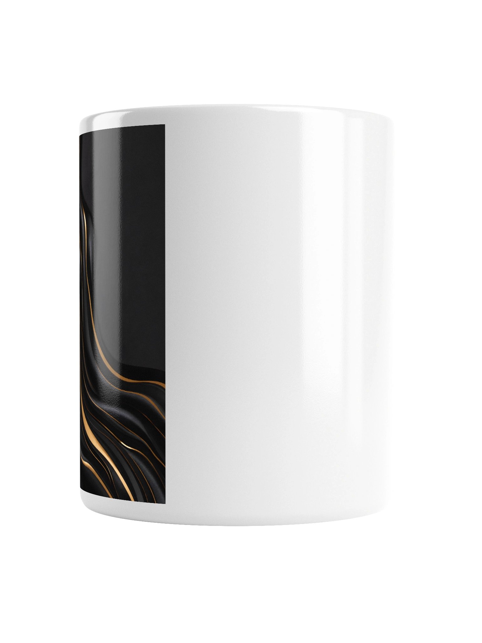 Midnight Gold Flow – Luxury Black & Gold Coffee Cup for Home & Office 20 oz product image (2)