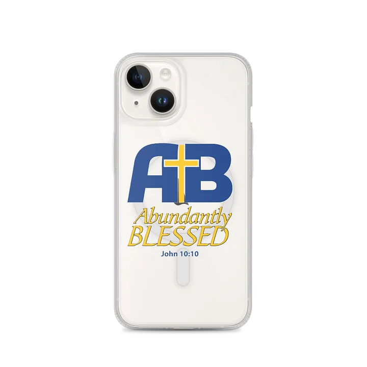 Abundantly Blessed iPhone® Clear Case with MagSafe® Compatibility product image (4)