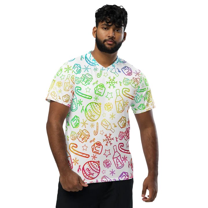 Limited Edition Christmas Rainbow Sports Jersey product image (1)