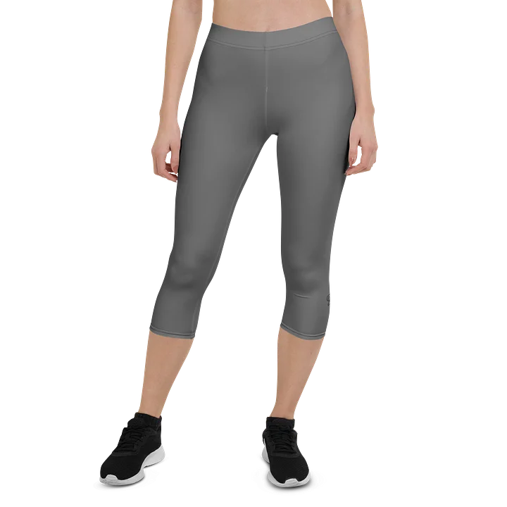 Serenity Pulse – Quiet Bloom Capri Leggings product image (1)