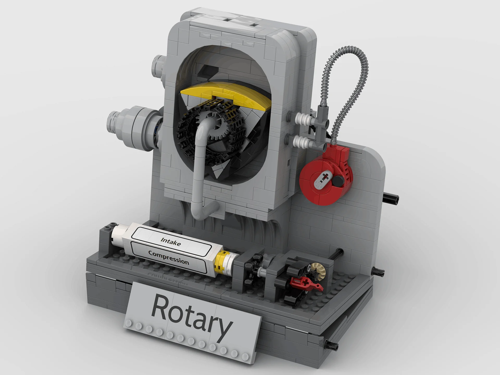 Rotary Modular Explainer Engine MOC Instructions product image (5)