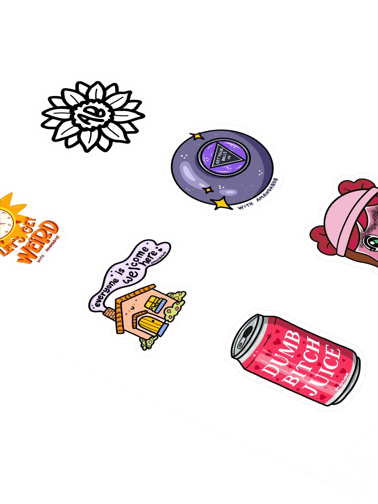 Amandabob Sticker Sheet product image (2)