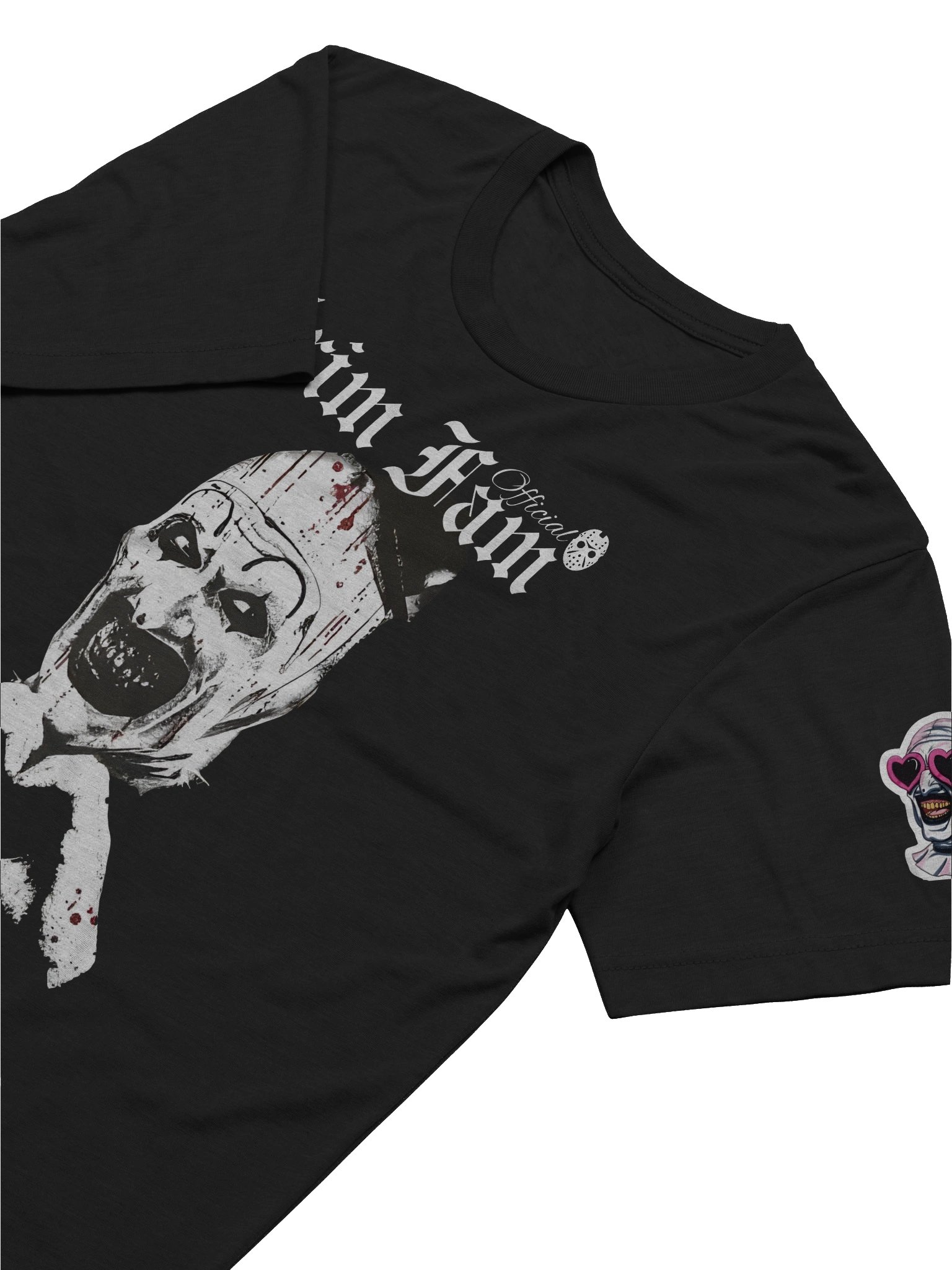 GRIM FAM - ART THE CLOWN — “PEACE, LOVE & CHAOS” EDITION - SHIRT #2 Avail in ALL colors product image (7)