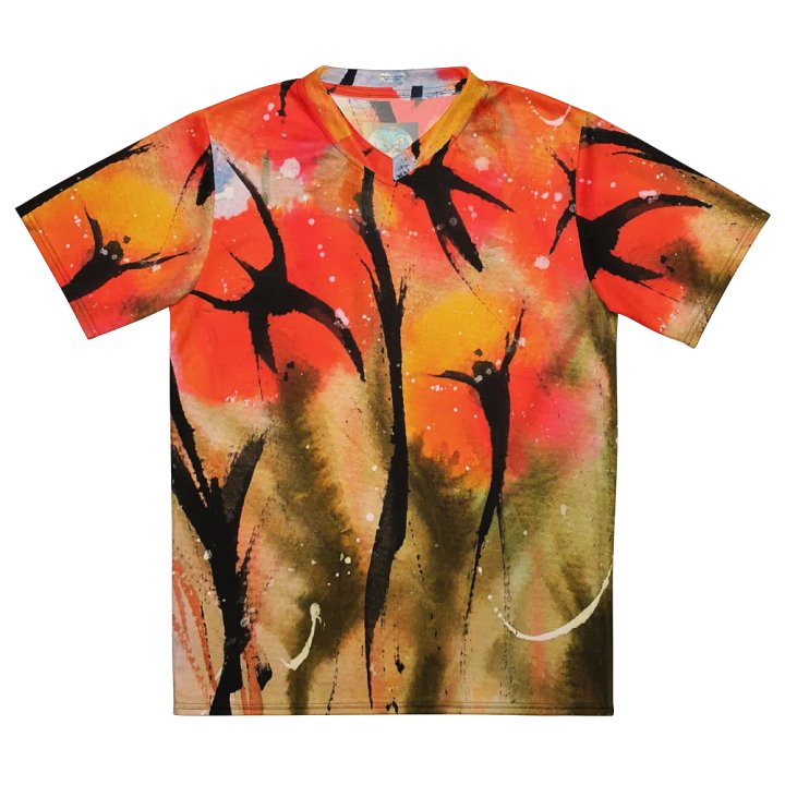 orginal abstract watercolour painting printed on tshirt product image (2)