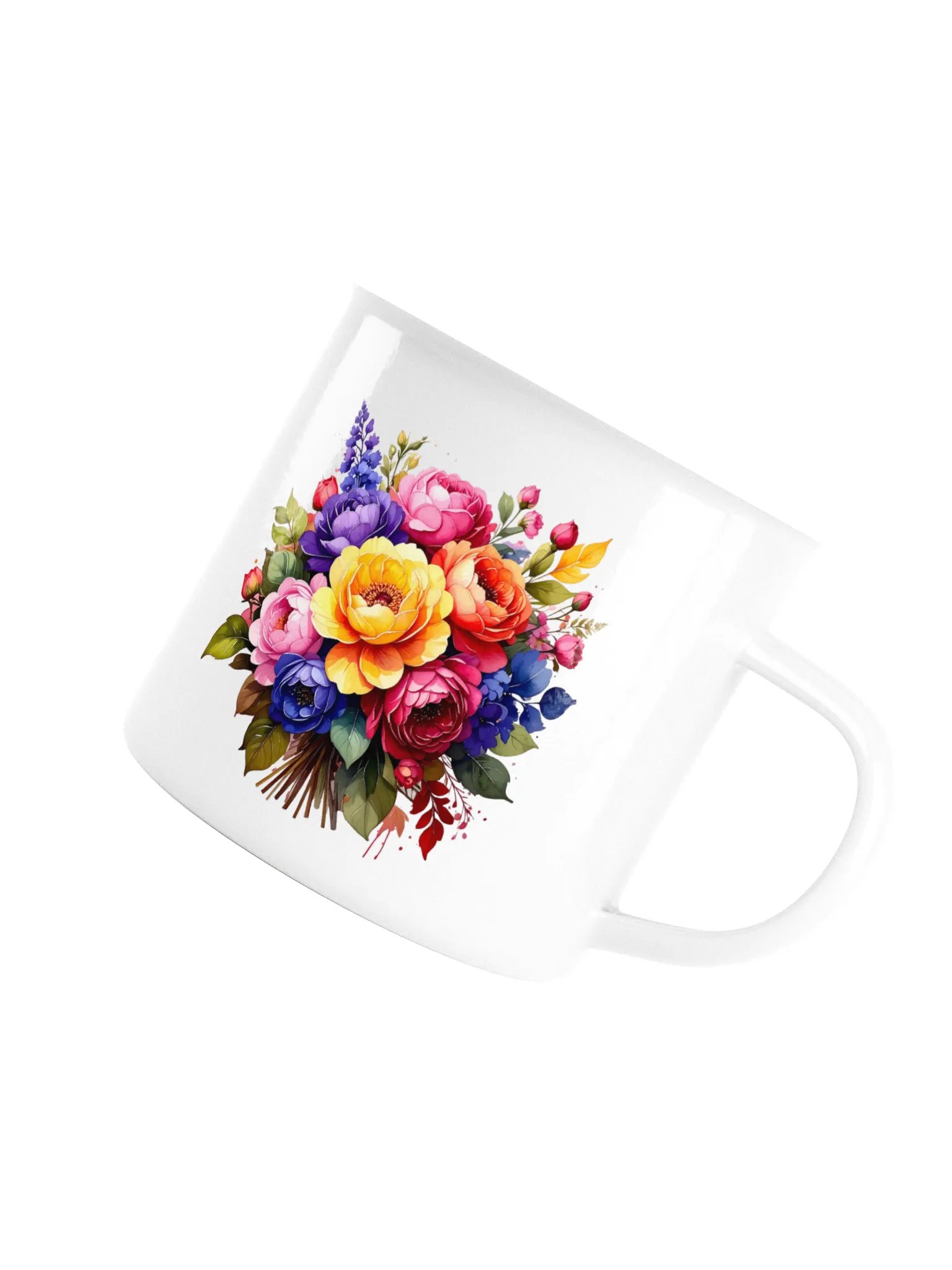 Columbia Road Market Enamel Mug (Floral) product image (5)