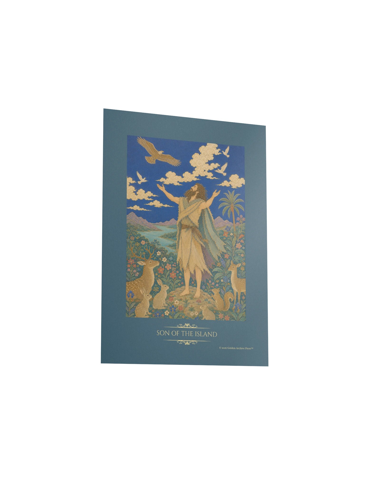 Son of the Island — Miniature Art Print (Man and Nature) product image (19)