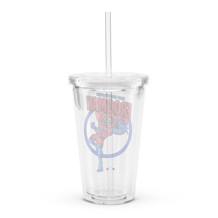 Fabulous Frogman Double Wall Clear Plastic Tumbler (16 oz) product image (2)
