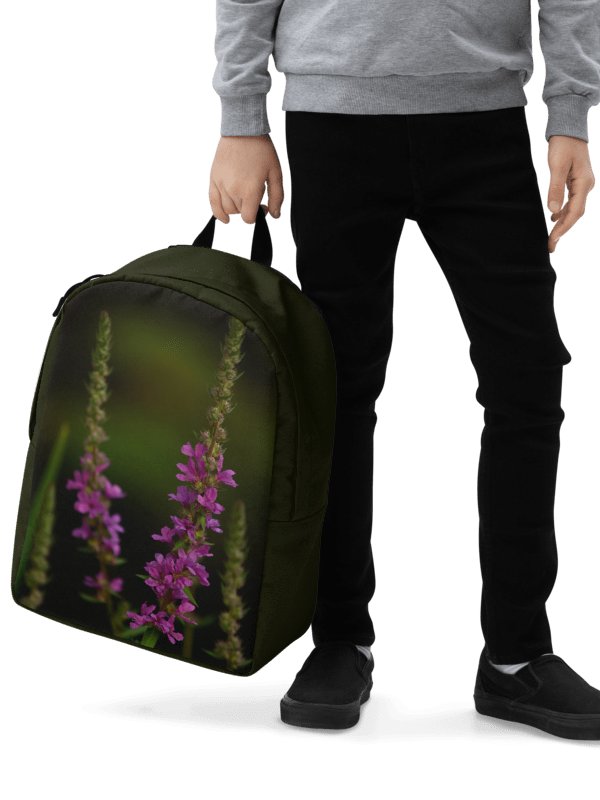 Design-backpack - Purple blossoms against a dark background (Dark Design) product image (2)