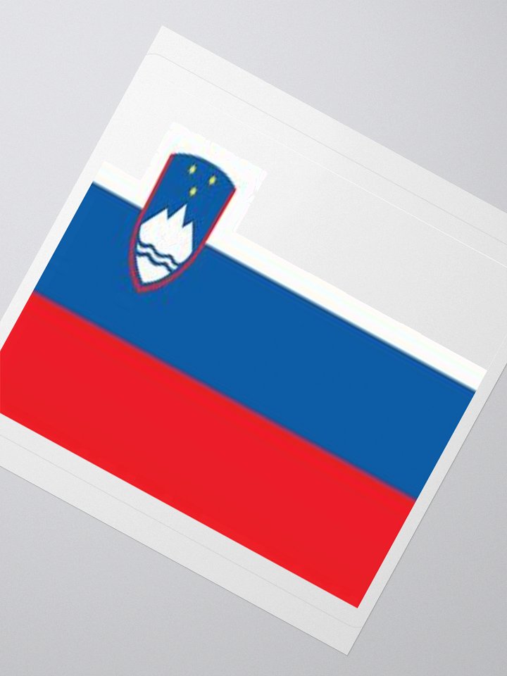Exclusive Slovenia Flag Kiss-Cut Stickers - High-Quality Vinyl, Multiple Sizes product image (4)