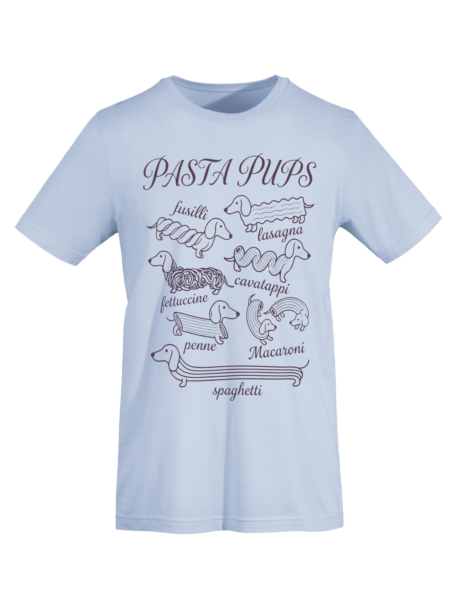 Pasta Pups Dachshund T-Shirt – Cute Dog & Pasta Lover Graphic Tee product image (27)