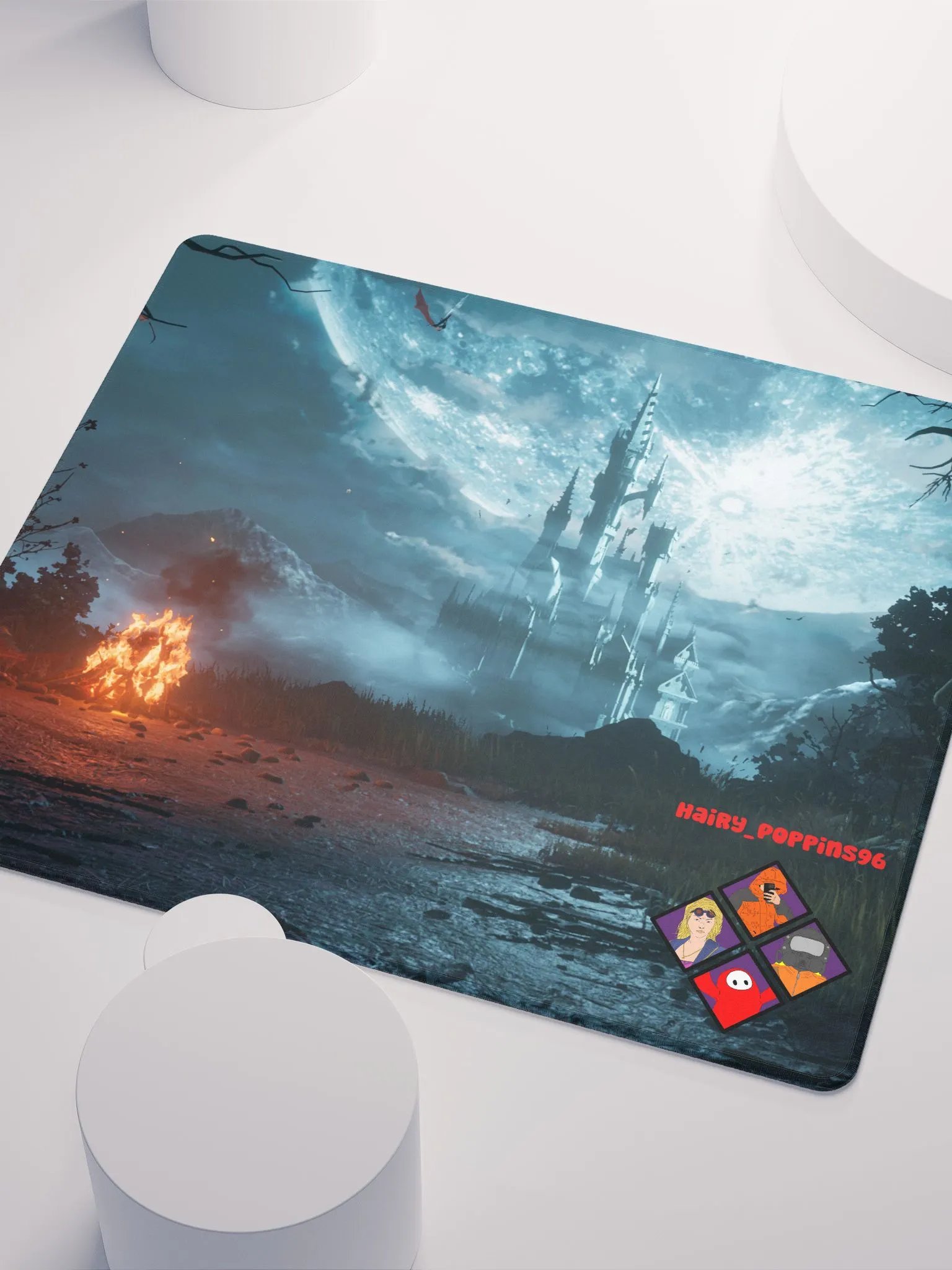 Moonlit Castle Gaming Mouse Pad product image (3)