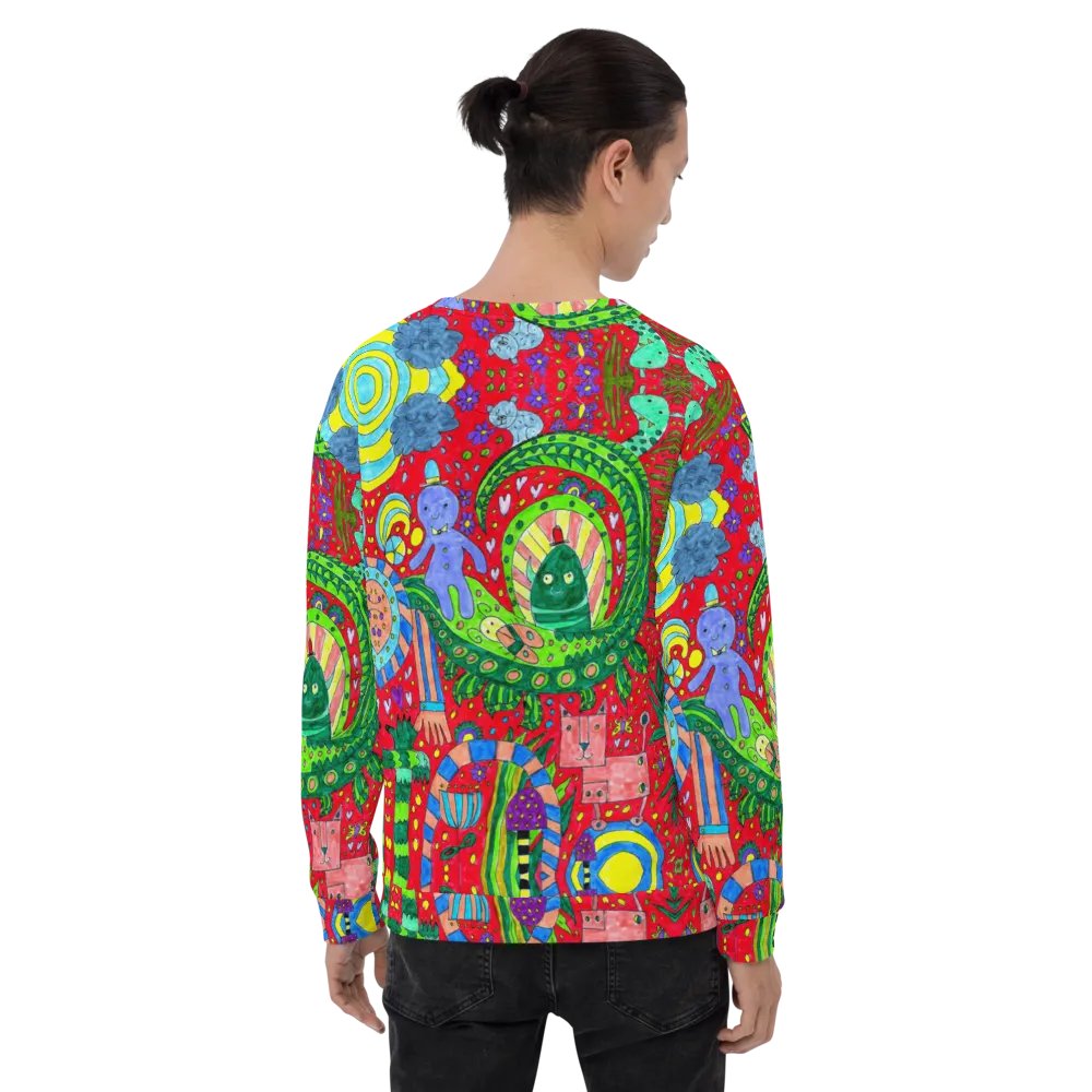 Abstract Doodle Imagination Unisex Sweatshirt product image (12)