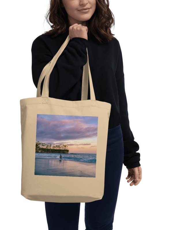 Surfing a California Sunset Tote Bag product image (2)