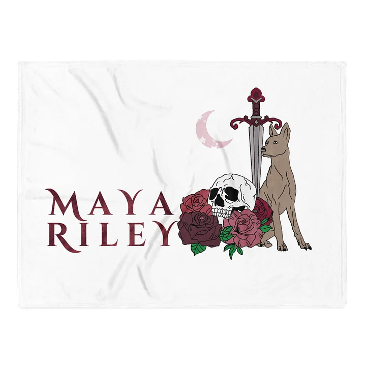Maya Riley Logo Throw Blanket product image (2)