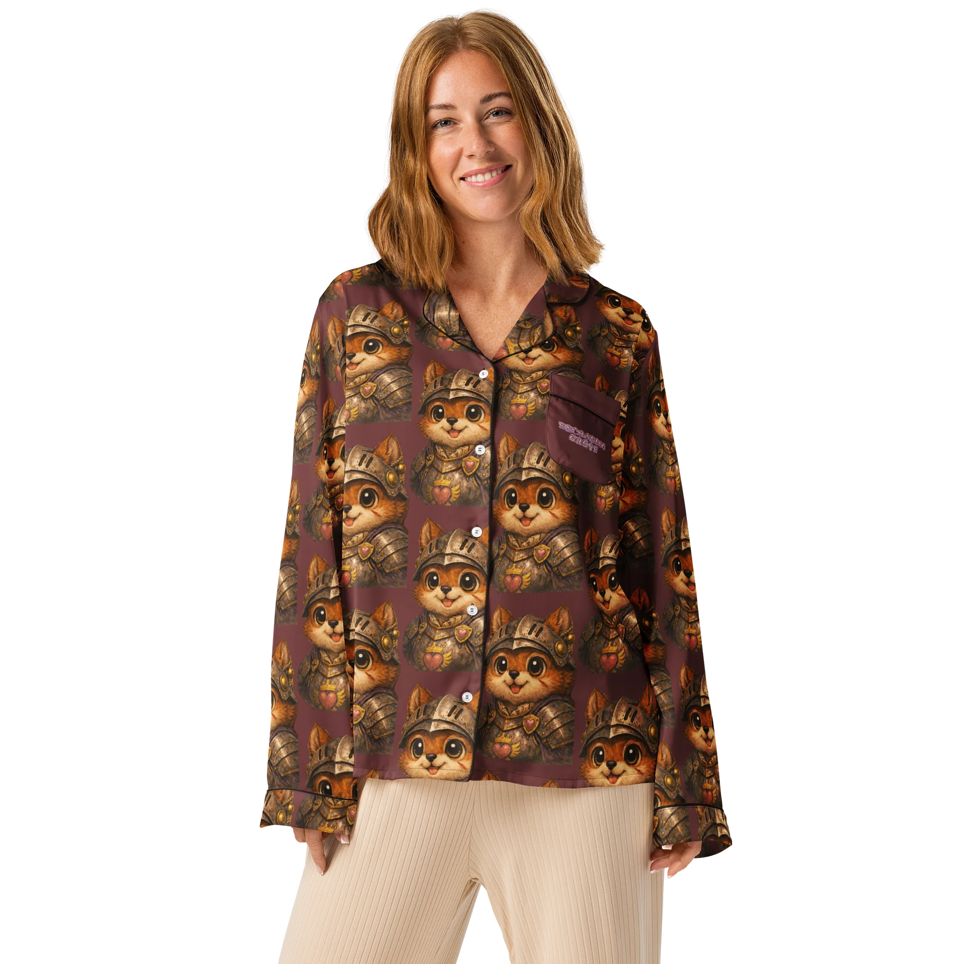 Kingdoms Guard All-Over Print Pajama Top product image (1)