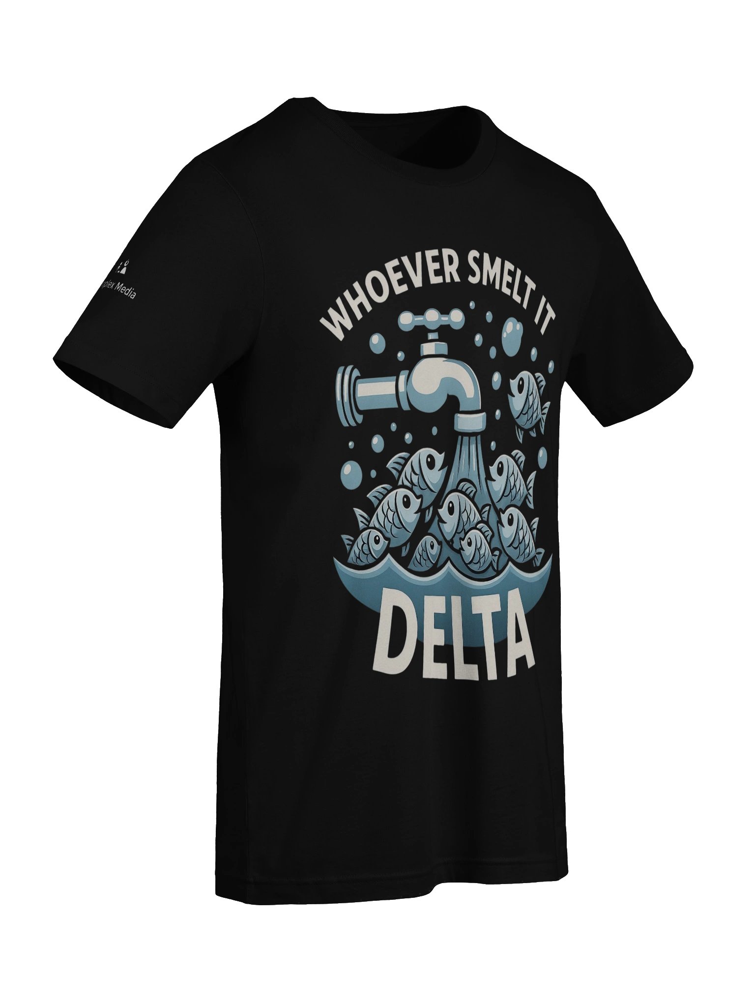 Whoever Smelt It Delta Tee - Black Only product image (8)