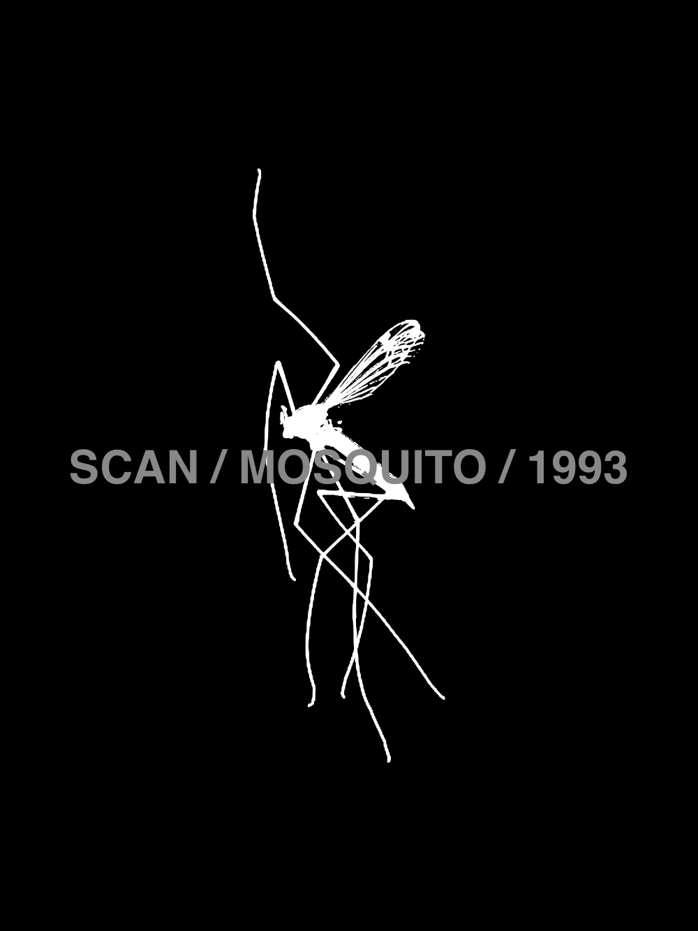 Mosquito Scan, 1993 — White Print Apron product image (5)