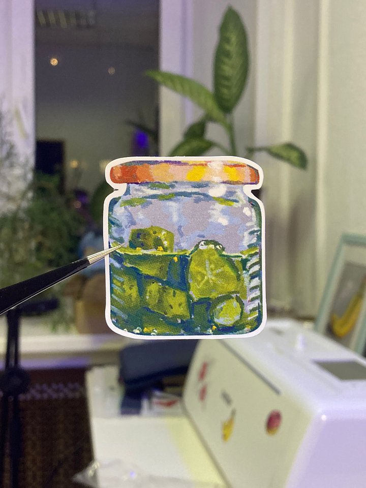 Cucumbers by my grandmother sticker product image (1)