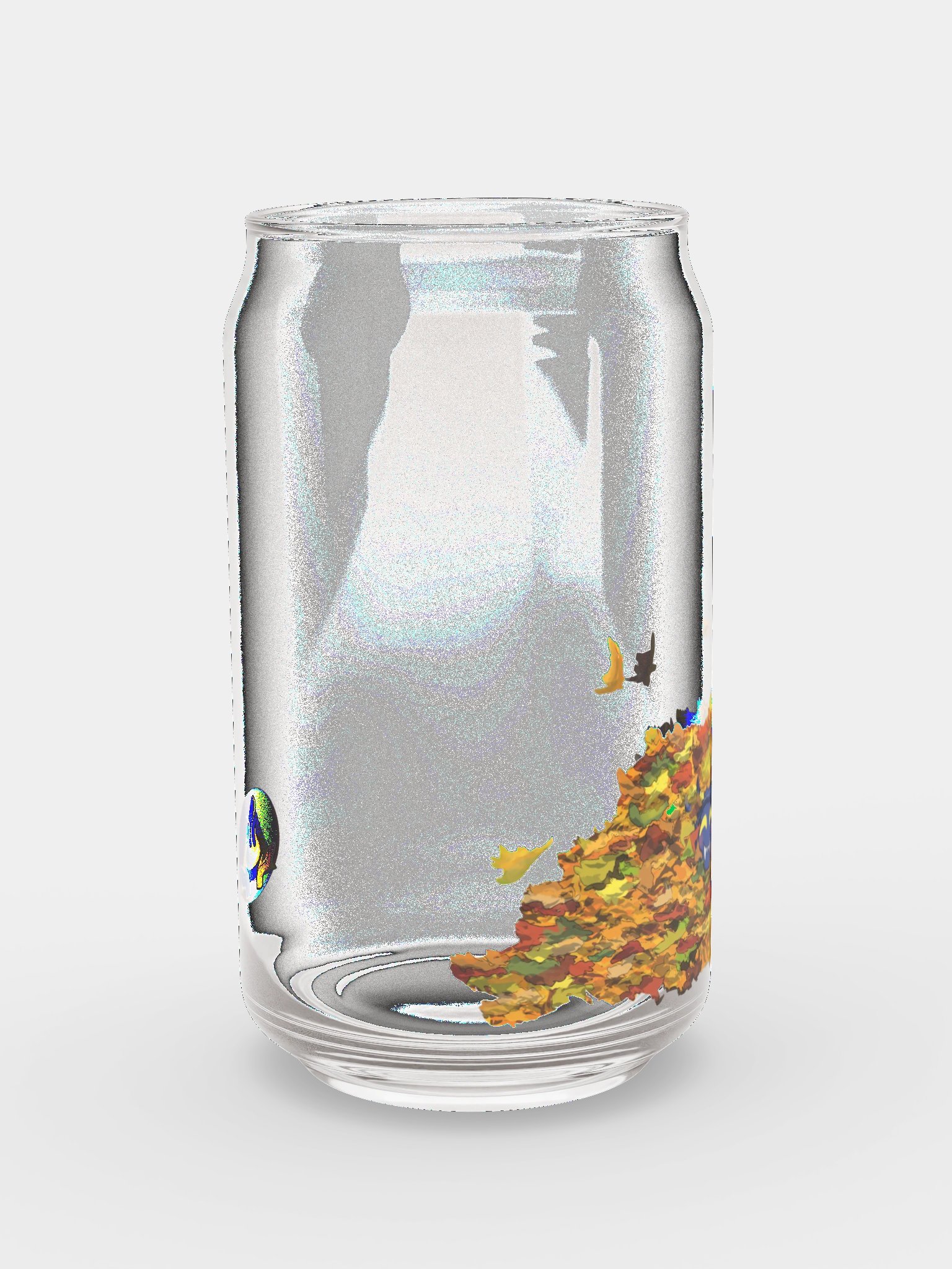 Lil Cherny in the Leaves Can-Shaped Glass product image (5)