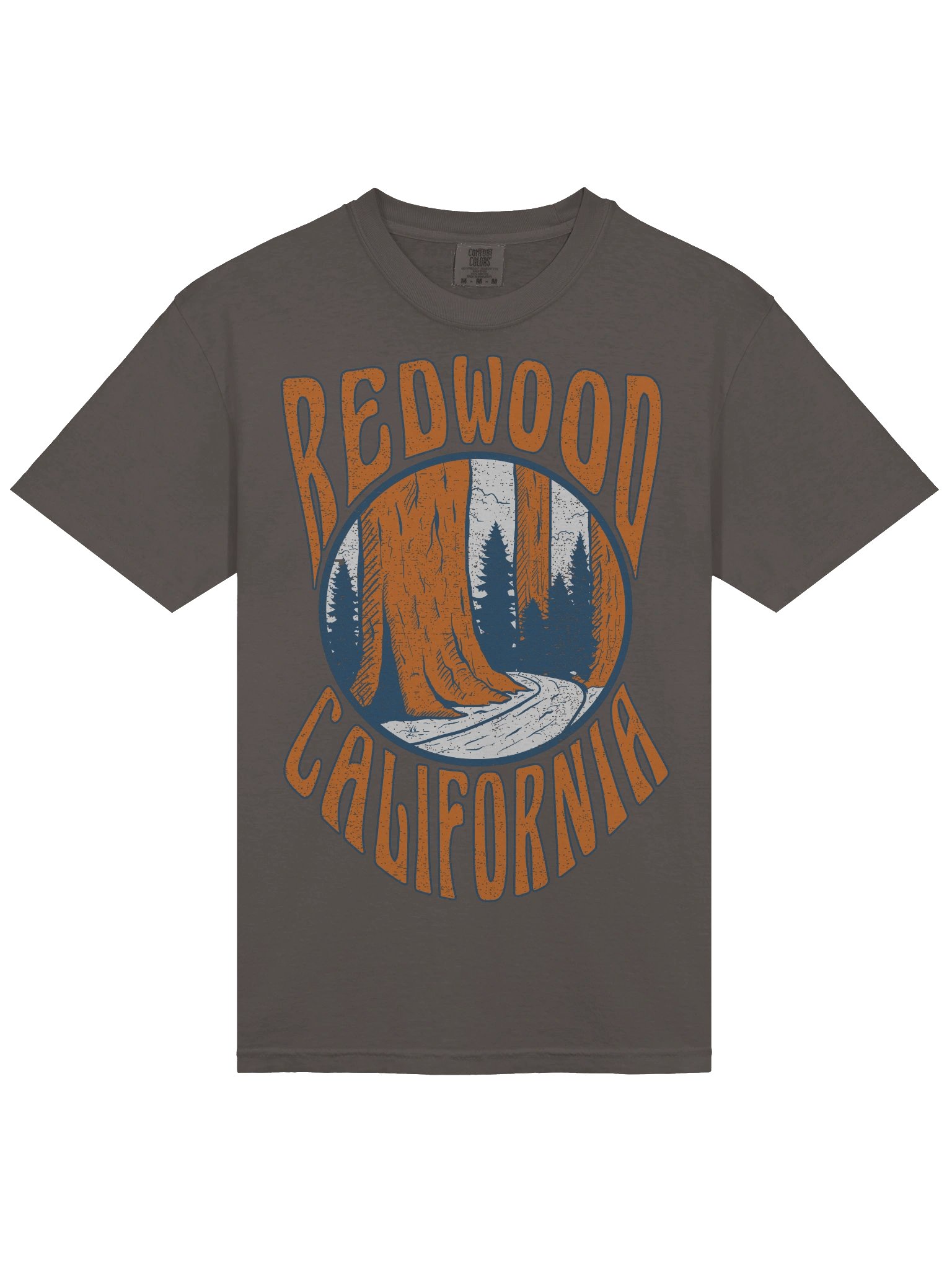 Redwood California Shirt – Vintage Giant Sequoia Forest Retro Nature Travel Tee product image (7)