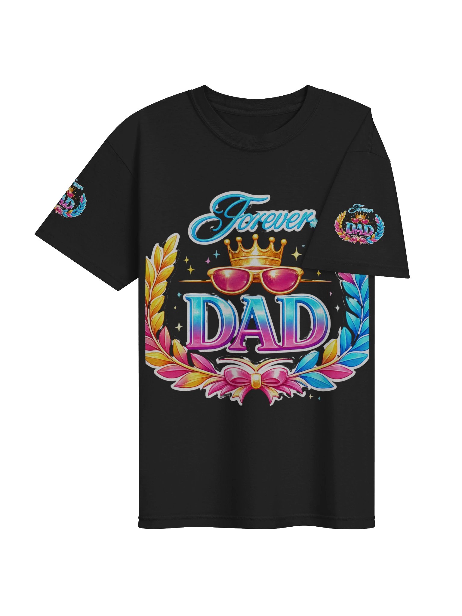 Forever Dad Rainbow Crown Tee product image (26)