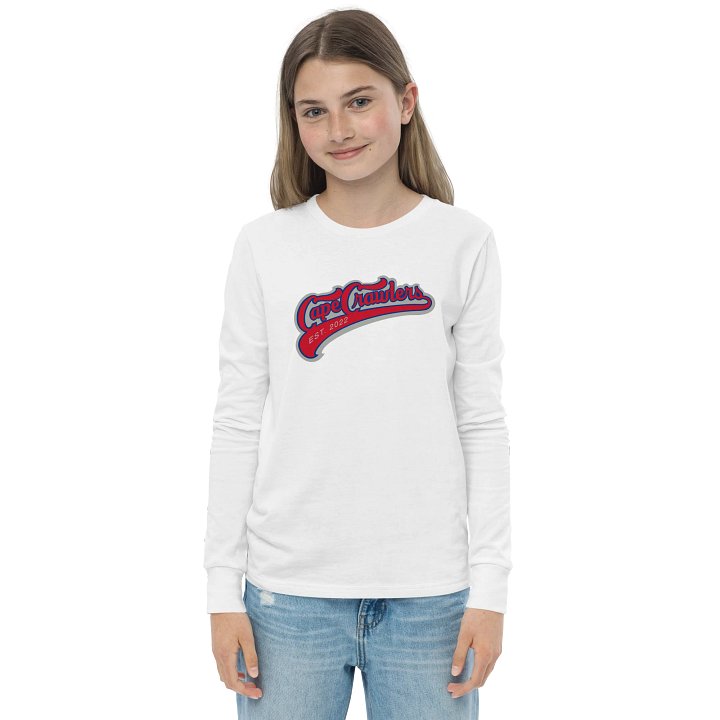 Varsity Logo (Red) Long Sleeve Youth Shirt product image (19)