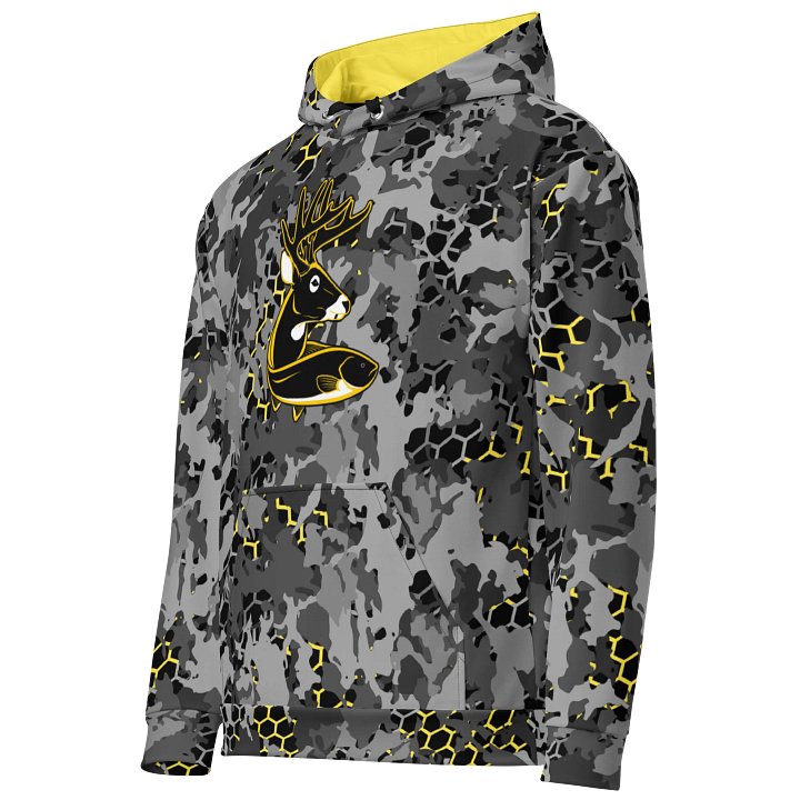ITO Yellow Stealth Hive Camo Hoodie product image (2)