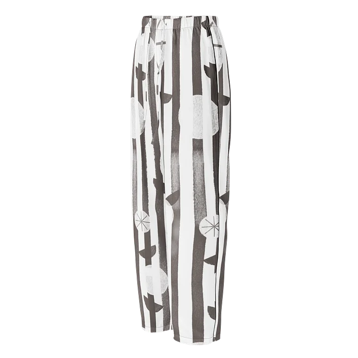 Monochrome Orbit All-Over Print Pajama Pants product image (1)